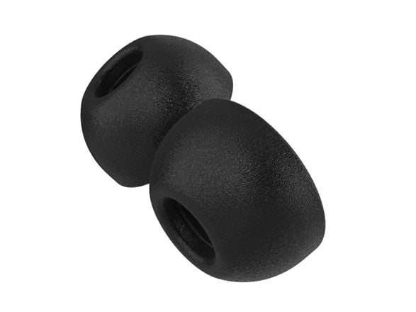 FIXED Plugs Pro - Øretipssett for trådløse hodetelefoner - svart - for Apple AirPods