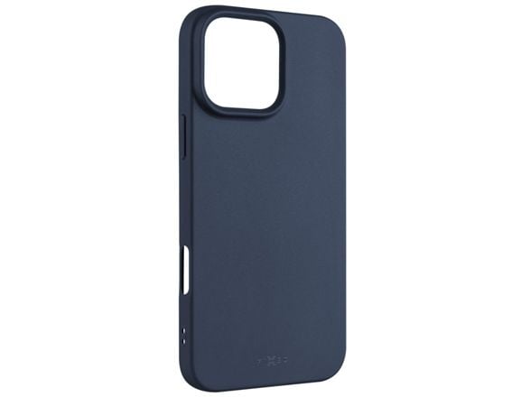 Fixed Story - Baksidedeksel for mobiltelefon - rubberized - bløt gummi - blå - for Apple iPhone 16 Pro Max