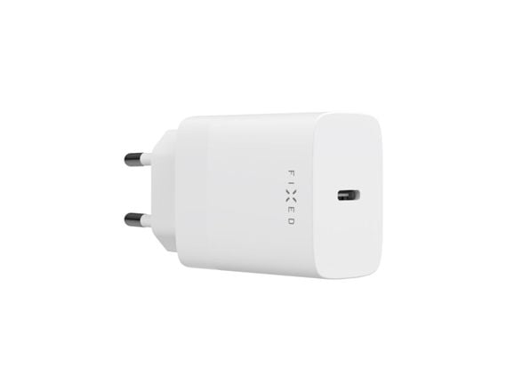 FIXED - Strömadapter - 30 Watt - PD 3.0 (USB-C) - vit