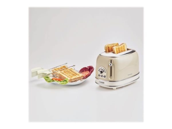 Ariete 0155, 2 levy(ä), Beige, Metalli, Nupit, Kääntyvä, 810 W, 190 mm