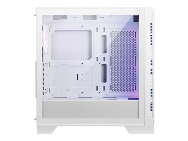 MSI MAG FORGE 320R AIRFLOW - Mid tower - ATX - sidepanel med vindu (herdet glass) - ingen strømforsyning (ATX) - hvit - USB/lyd