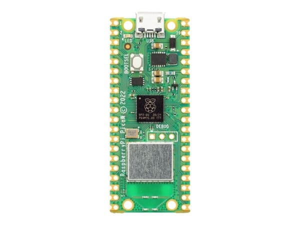 Raspberry Pi Pico W - Utviklingsbrett - Raspberry Pi RP2040 / 133 MHz - RAM 264 KB - Flash 2 MB - 802.11n