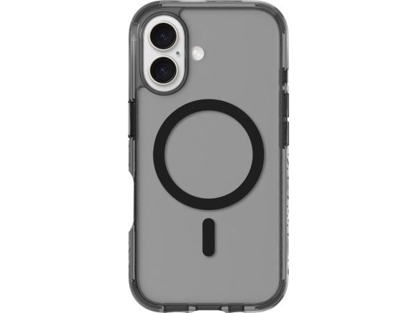 LAUT Crystal Matter X, Suojus, Apple, iPhone 16 Plus, 17 cm (6.7"), Läpinäkyvä, musta