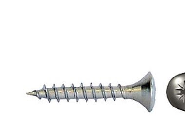 Fischer VVS skrue 5x30mm - Fuldgev. A2, UH linsehoved PZ-2, pakke a 10stk