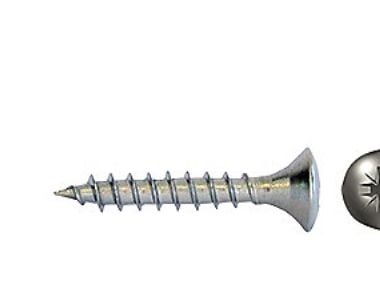 Fischer LVI-ruuvi 5.5x50mm - Täyskierteinen A2, UH linssinpää PZ-2, pakkaus 10 kpl