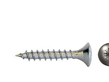Fischer LVI-ruuvi 5.5x60mm - Täyskierteinen A2, UH linssinpää PZ-2, 10 kpl:n pakkaus