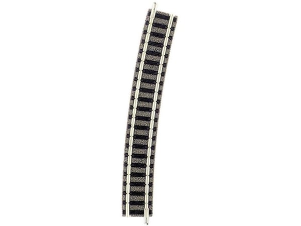 9136 N Fleischmann piccolo (med ballast) Bøyd spor 15° 430 mm