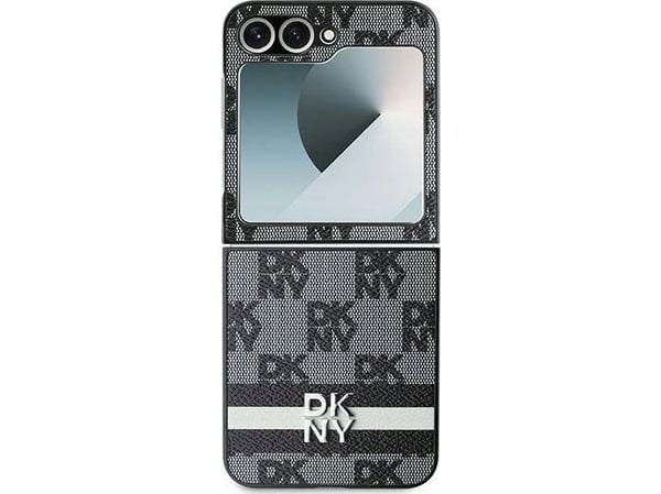 DKNY DKHCZF6PCPTSSK Z Flip6 F741 deksel svart/black Chequered Pattern Printed Stripes