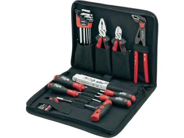 Wiha 36390, Sort, Rød, 330 mm, 270 mm, 60 mm, 2,57 kg, 31 verktøy