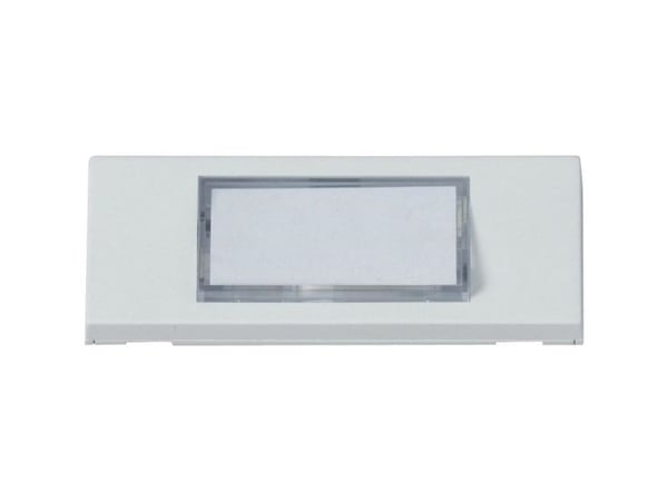 Heidemann 70049 dörrklocksplatta med namnskylt enkel vit 24 V/1 A