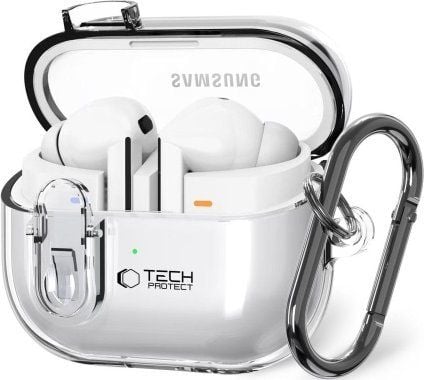 Tech-Protect FLEXAIR-skal för Samsung Galaxy Buds 3 / 3 Pro Clear Tech-Protect FLEXAIR-skal för Samsung Galaxy Buds 3 / 3 Pro Clear