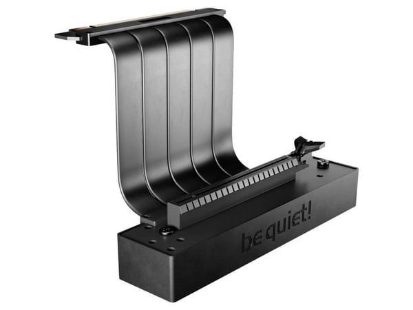 be quiet! - PCI Express x16-kabel - PCI Express 4.0 x16 (hunn) vinklet til PCI Express 4.0 x16 (hann) - 20 cm - riser - svart