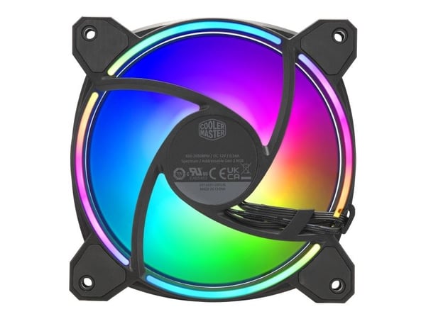 Cooler Master MasterFan MF120 HALO² - Boksviftesett - 120 mm - svart (en pakke 3)