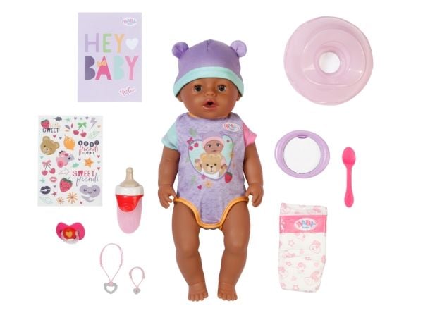 BABY born @ Eva 43cm, Babydocka, Honkoppling, 3 År, Pojke/flicka, 430 mm, Multifärg