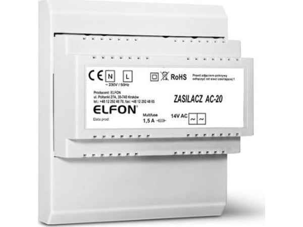 Elfon POWER SUPPLY AC-20 1,5A ELFON OPTIMA