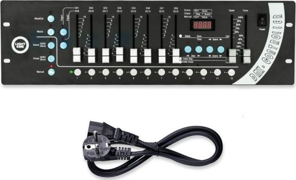 LIGHT4ME DMX 192 v2 skyvedemper DMX-kontroller