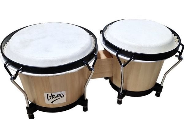V-Tone V-TONE BONGOS SET 67 bongo-set i trä med bongotrummor och tillbehör (par)
