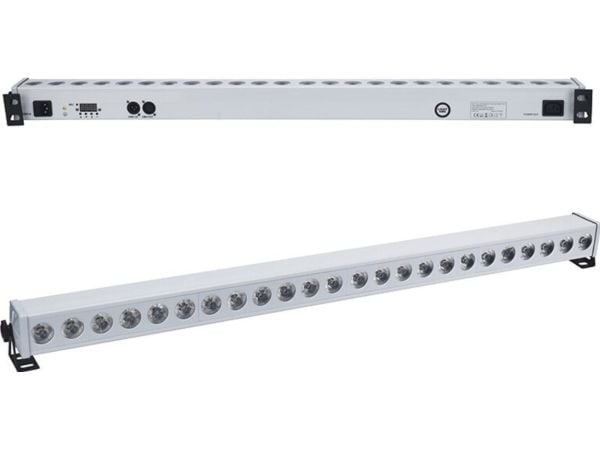 LIGHT4ME DECO BAR 24 RGB IR WH LED-liste/lysstang m. fjernkontroll
