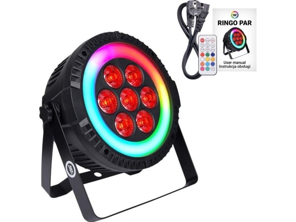 LIGHT4ME LIGHT4ME RINGO PAR scenespotlight med LED-ring