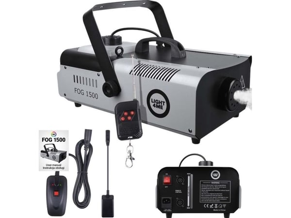 LIGHT4ME FOG 1500 røykmaskin tåke med pilot