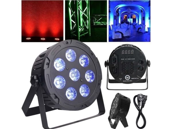 LIGHT4ME Quad Par 8x10W MKII RGBW LED slim