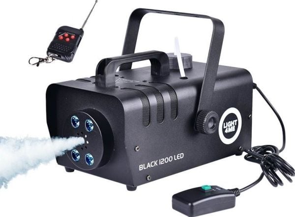 LIGHT4ME LIGHT4ME BLACK 1200 LED tåke-/røykmaskin