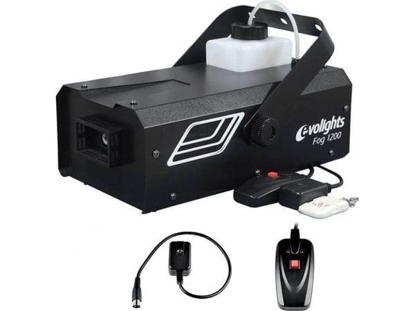Evolights EVOLIGHTS FOG 1200 røykmaskin/tåkemaskin + fjernkontroll