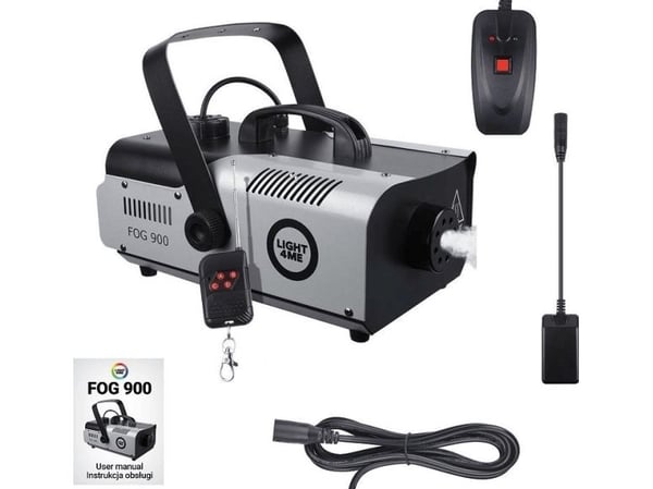 LIGHT4ME LIGHT4ME FOG 900 røykmaskin tåkemaskin med pilot