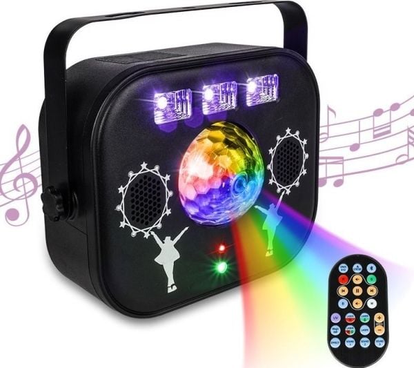 LIGHT4ME LIGHT4ME MULTIBOX multiefekt LED kula disco laser UV stroboskop