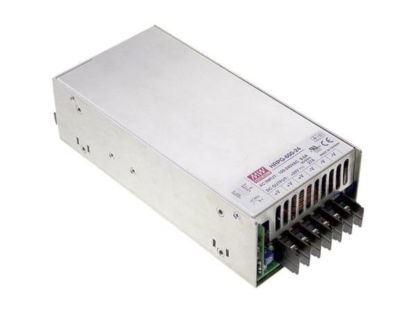 MEAN WELL HRP-600-24, 648 W, 85 - 264 V, 47 - 63 hz, 3.6 - 7.6 A, Aktiv, 16 ms