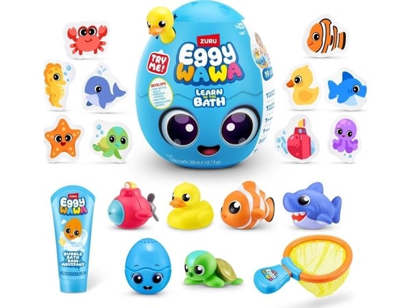 Eggy Wawa Surprise Egg Large - Surprise Bath Play Set