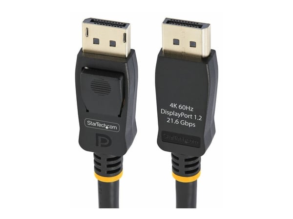 StarTech 2m VESA Certified DisplayPort 1.2 Cable - 10 Pack - 4K 60Hz - DisplayPort-kabel - DisplayPort (hann) låst til DisplayPort (hann) låst - Di...