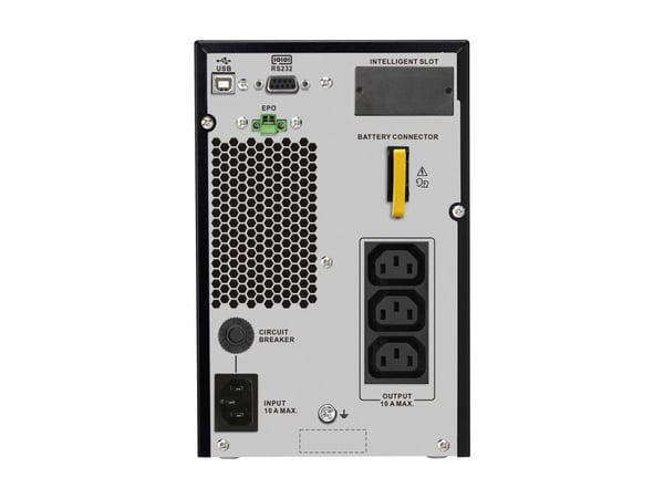 APC Easy UPS On-Line - UPS - tårn - AC 220/230/240 V - 900 watt - 1000 VA - enkeltfase - blysyre - USB, serial - utgangskontakter: 3 - PFC - Europa...