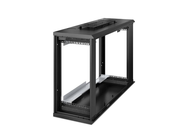 APC NetShelter WX AR106VI - Skap - veggmonterbar - svart - 6U - 19"