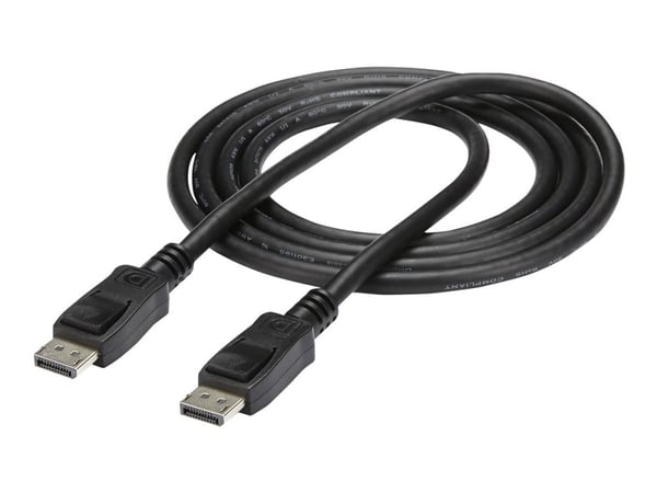 StarTech 7m DisplayPort Cable with Latches M/M - DisplayPort-kabel - DisplayPort (hann) til DisplayPort (hann) - 7 m - låst - svart