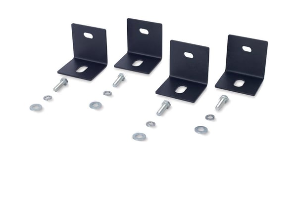 APC Bolt Down Kit - Rack-boltsett - svart - for P/N: NBPD0150, SMX2KR2UX145, SMX3KR2UNCX145, SRT5KRMXLT-A, SRT6KRMXLT-A, SRT8KRMXLT-A