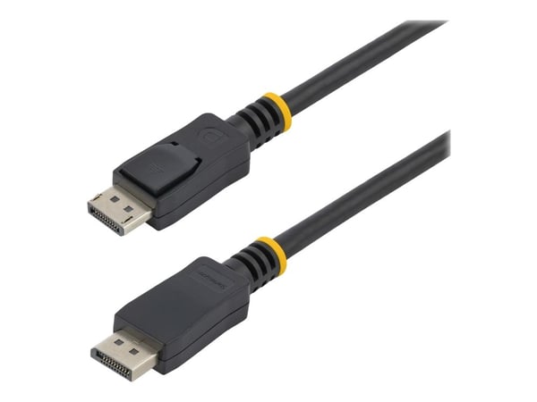 StarTech 7m DisplayPort Cable with Latches M/M - DisplayPort-kabel - DisplayPort (hann) til DisplayPort (hann) - 7 m - låst - svart
