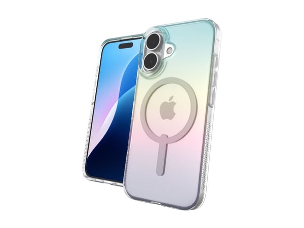 ZAGG Milan Snap - Baksidedeksel for mobiltelefon - MagSafe-samsvar - grafen - iriserende - for Apple iPhone 16