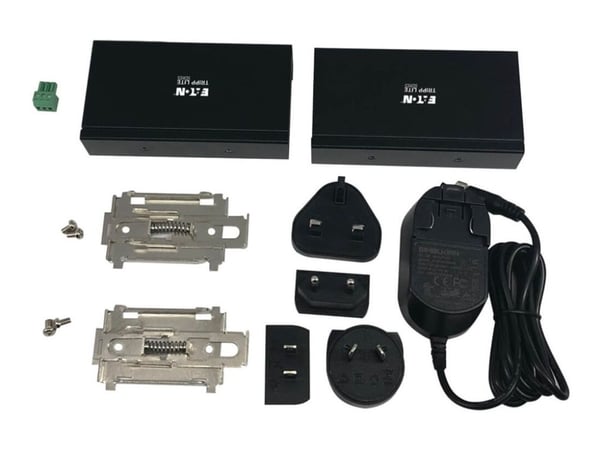 Eaton Tripp Lite Series USB over Cat6 Extender 1-Port Industrial, ESD Protection, PoC - USB 2.0, Mountable, 330 ft., TAA - USB-utvider - USB, USB 2...