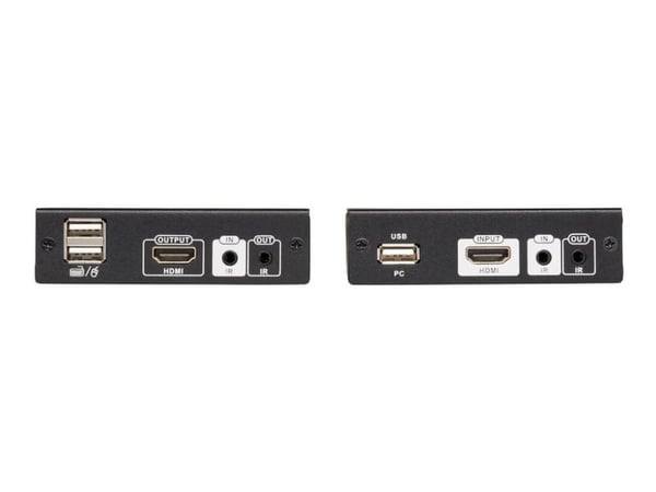 Eaton Tripp Lite Series HDMI HDBaseT KVM Console Extender over Cat6 - 2 USB Ports, IR, 4K @ 30 Hz, 1080p 70 m - Video/lyd/infrarød/USB-utvider - ov...