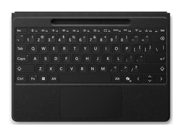 Microsoft Surface Pro Flex Keyboard - Tangentbord - med accelerometer, pekdyna, Förvarings- och laddningsfack för Surface Slim Pen 2 - trådlös - Bl...