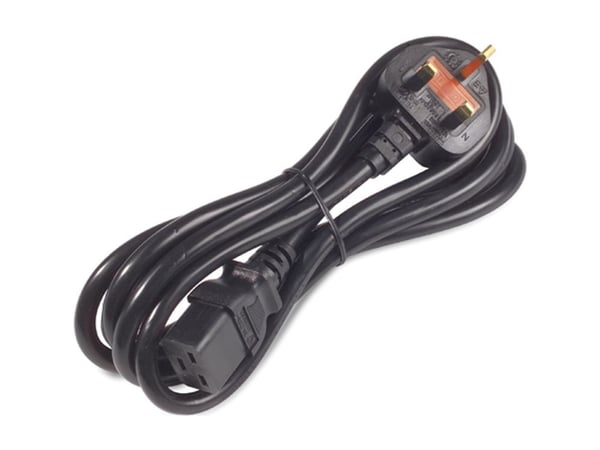 APC - Strømkabel - IEC 60320 C19 til BS 1363A (han) - 2,44 m - lajittelu - P/N: SMT2200I-AR, SMT2200R2I-AR, SMT3000I-AR, SMT3000R2I-AR, SMX3000HVTU...