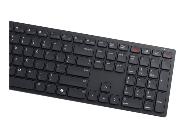 Dell Pro Silent Wired Collaboration Keyboard KB525C - Tastatur - USB, USB-C - QWERTY - US International - med 3 years NBD Advance Exchange