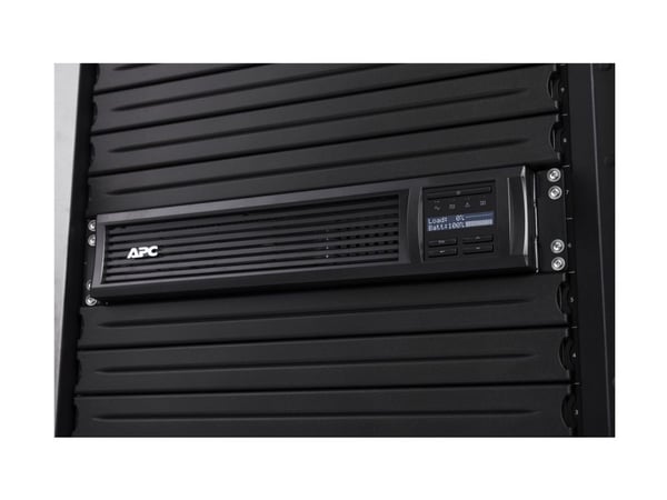 APC Smart-UPS 1500VA LCD RM - UPS (kan monteres i rack) - AC 220/230/240 V - 1000 watt - 1500 VA - RS-232, USB - utgangskontakter: 4 - 2U - svart -...