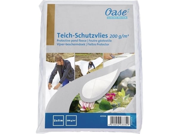 Oase 43334 skydds fleece till trädgårdsdamm (L x B) 5 m x 2 m, 1 st