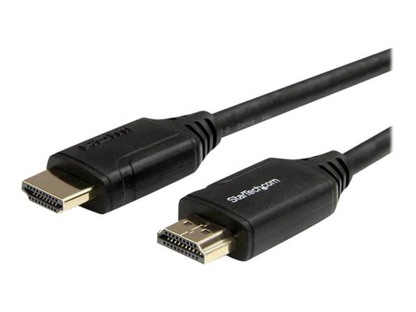 Startech 3ft (1m) Premium Certified HDMI 2.0 Cable with Ethernet, High Speed Ultra HD 4K 60Hz HDMI Cable HDR10, HDMI Cord (Male/Male Connectors), F...