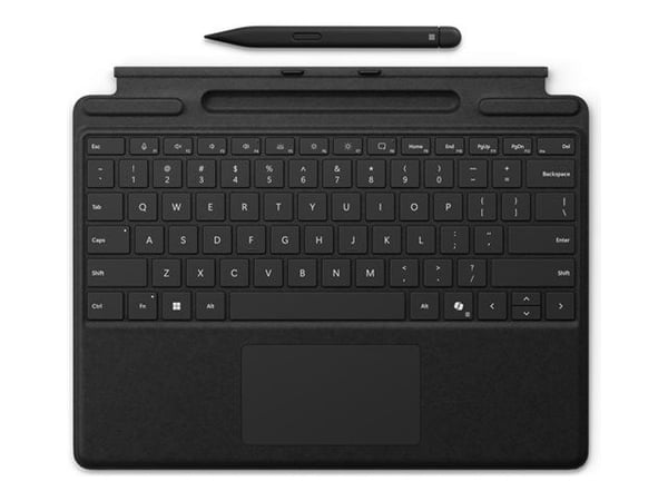 Microsoft Surface Pro Flex Keyboard - Näppäimistö - kiihtyvyysanturilla, ohjauslevyllä, Surface Slim Pen 2 -tallennustilalla ja latauslokerolla - m...