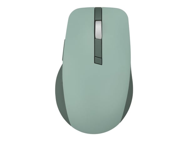 ASUS SmartO Mouse MD200 Silent Plus, Ambidextrous, Optical, RF Wireless + Bluetooth, 4200 DPI, Green