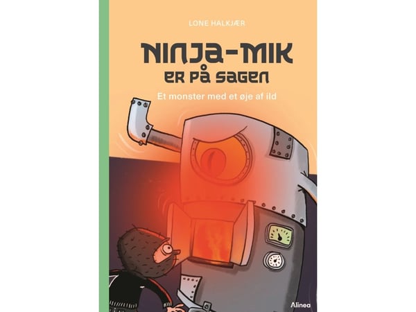 Ninja-Mik er i gang - Et monster med ett øye av ild, Grønn lese-klubb | Lone Halkjær | Språk: Dansk