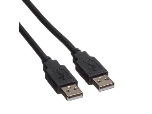 Roline - USB-kabel - USB (hane) till USB (hane) - USB 2.0 - 1.8 m - svart